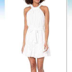 Speechless White Halter Mini Sundress